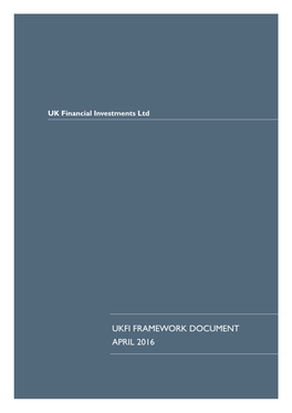 Ukfi Framework Document April 2016