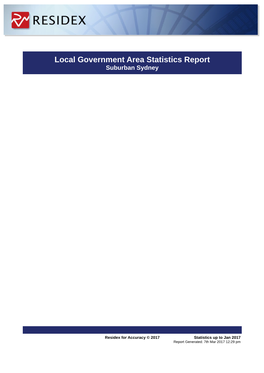 Local Government Area Report