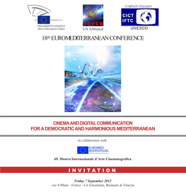 18Th EUROMEDITERRANEAN CONFERENCE