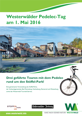 Westerwälder Pedelec-Tag Am 1. Mai 2016