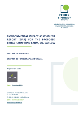 Vol 2 Ch15 Landscape and Visual Coillte+ MHC Comments