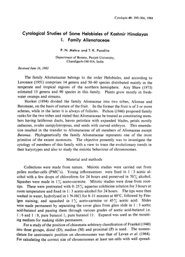 Cytologia 49: 295-304, 1984