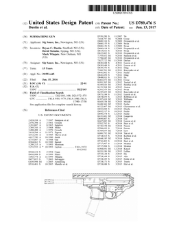 (12) United States Design Patent (10) Patent No.: US D789.476 S Dustin Et Al
