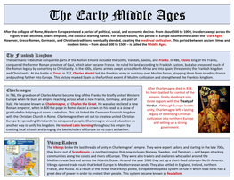 The Early Middle Ages