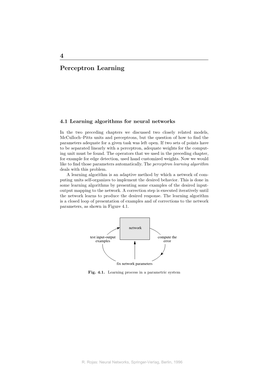 4 Perceptron Learning