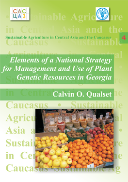 • Sustainable Agriculture in Central Asia and the Caucasus • Sustainable Agriculture in Central Asia and the Caucasus •Sustainable Ag