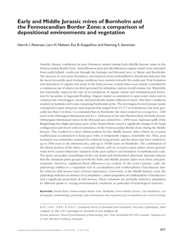 Early and Middle Jurassic Mires of Bornholm and the Fennoscandian Border Zone: a Comparison of Depositional Environments and Vegetation