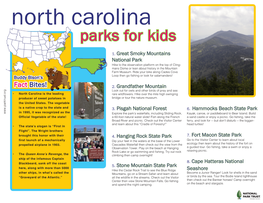 North Carolina Parks for Kids