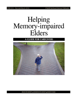 Helping Memory-Impaired Elders a GUIDE for CAREGIVERS