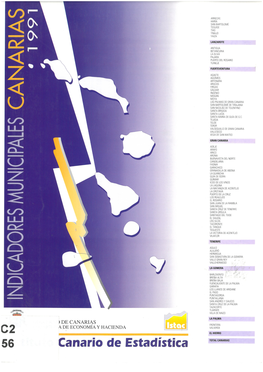 Indicadores Municipales De Canarias 1991