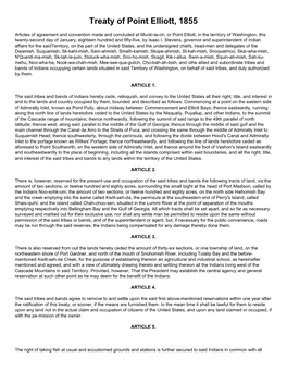 1855 Treaty of Point Elliott