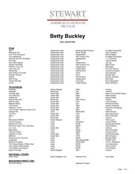 Betty Buckley