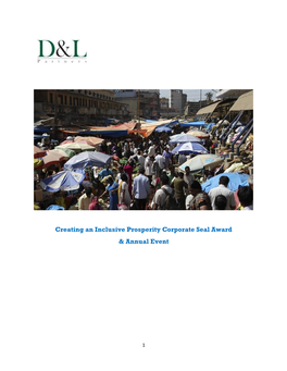 Creating an Inclusive Prosperity Cities Index (ICI)