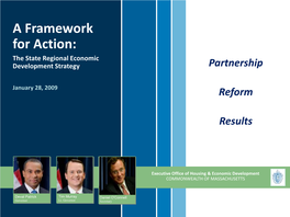 A Framework for Action: the State Regional Economic Development Strategy Partnership