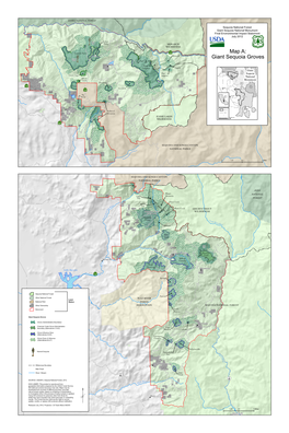 Map A: Giant Sequoia Groves