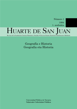 Huarte De San Juan Revista De La Facultad De Ciencias Humanas Y Sociales • Giza Eta Gizarte Zientzien Fakultatearen Aldizkaria