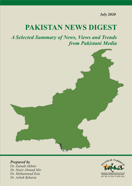 PAKISTAN NEWS DIGEST July 2020