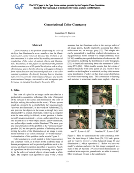 Convolutional Color Constancy