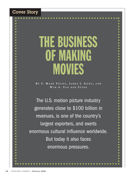 The Business of Making Movies