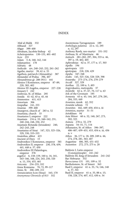 ʿabd Al-Malik 332 Abbasid 327 Abgar 399–400 Abraham, Jacobite