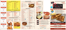 Carry-Out & Delivery Menu $2.00 Off $3.00