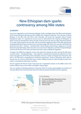 New Ethiopian Dam Sparks Controversy Among Nile States