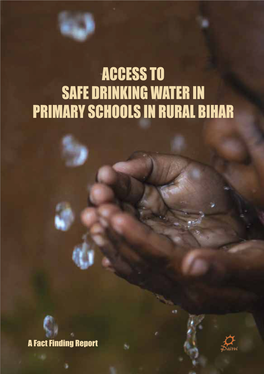 Access to Safe Drinking Water in Primary Schools in Rural Bihar