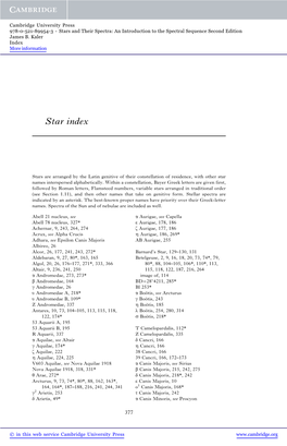 Stars and Their Spectra: an Introduction to the Spectral Sequence Second Edition James B