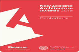 New Zealand Architecture Awards 2015 Canterbury