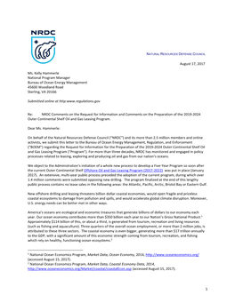 2019-2024 Outer Continental Shelf Oil and Gas Leasing Program