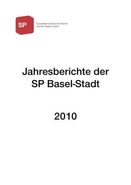 Jahresberichte 2010 Gesamt