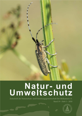 Natur- Und Umweltschutz Zeitschrift Der Naturschuĵ - Und Forschungsgemeinschaft Der Mellumrat E.V