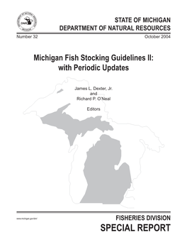 Chapter 1: Introduction to Michigan Fish Stocking Guidelines