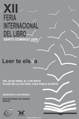 XII Feria Internacional Del Libro Santo Domingo 2009 1 2 XII Feria Internacional Del Libro Santo Domingo 2009 XII Feria Internacional Santo Domingo 2009