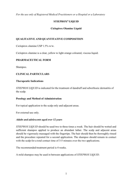 Stieprox PI STI PI in 2016 01 Clean Copy Final Dated 14 Mar 2016