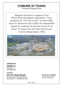 Relazione Geologica E Geotecnica”