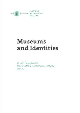 Museums and Identities