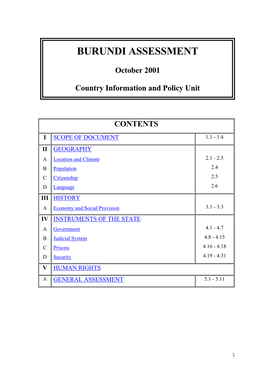 Rwanda Assessment