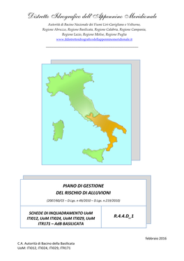 Distretto Idrografico Dell'appennino Meridionale