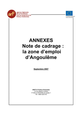 ANNEXES Note De Cadrage Angoulême