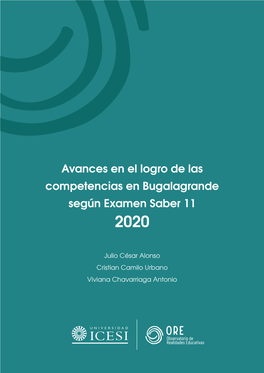 Avances En El Logro De Las Competencias En Bugalagrande Según Examen Saber 11 2020
