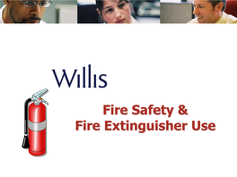 Fire Extinguisher Training