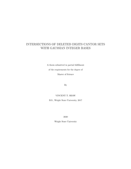 Intersections of Deleted Digits Cantor Sets with Gaussian Integer Bases