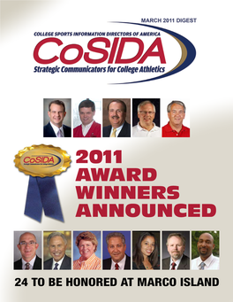 2011 Award Winners Announced