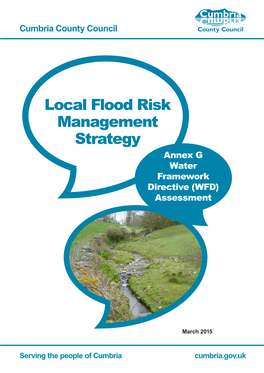 Annex G Water Framework Directive Assessment Pdf 1991Kb