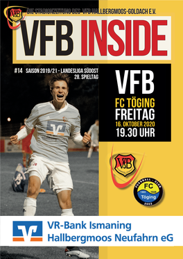Die Stadionzeitung Des Vfb Hallbergmoos-Goldach Ev