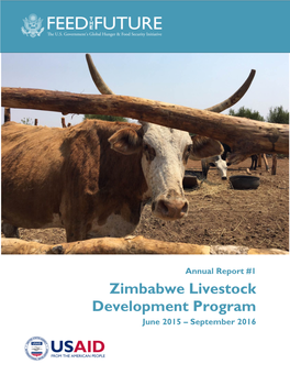 Zimbabwe Livestock Development Program June 2015 – September 2016