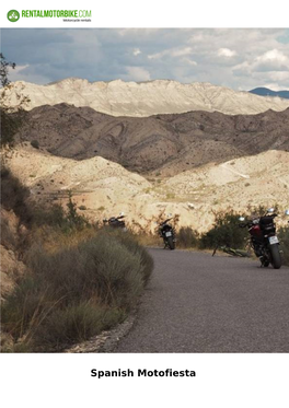 Motorcycle Tour Spain Costa Blanca