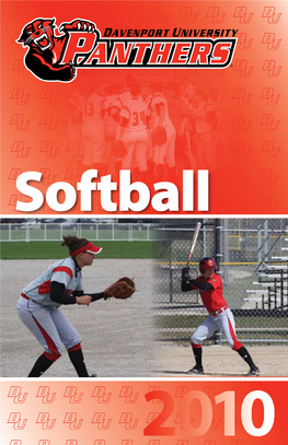 2010Softballmediaguide.Pdf