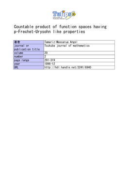 Countable Product of Function Spaces Having P-Frechet-Urysohn Like Properties